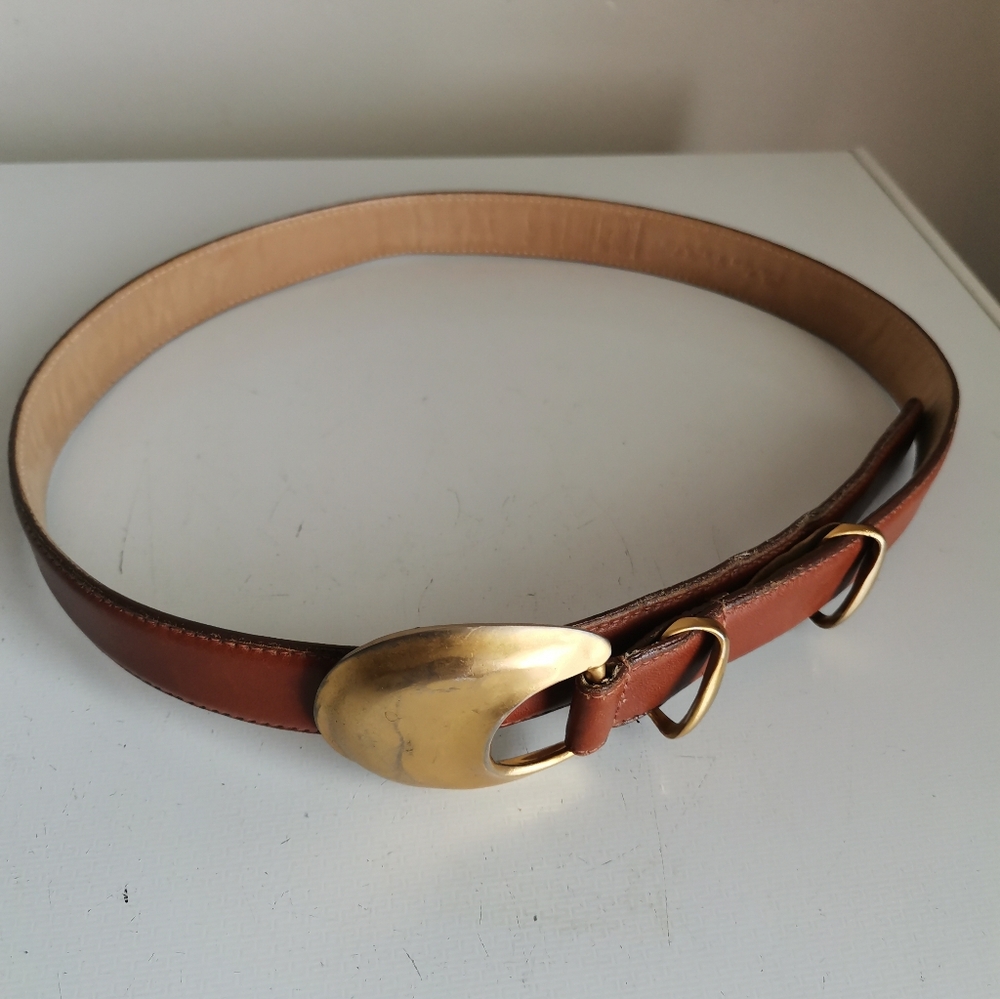 Robert Lee Calfskin Vintage Leather Belt
